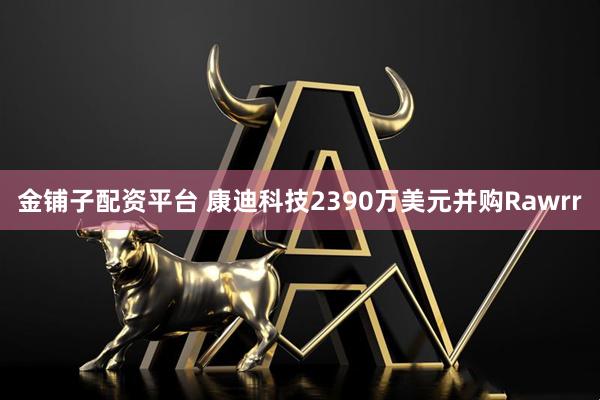 金铺子配资平台 康迪科技2390万美元并购Rawrr