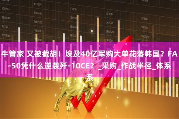 牛管家 又被截胡！埃及40亿军购大单花落韩国？FA-50凭什么逆袭歼-10CE？_采购_作战半径_体系